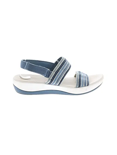 Pre-owned Clarks Sandals In Blue