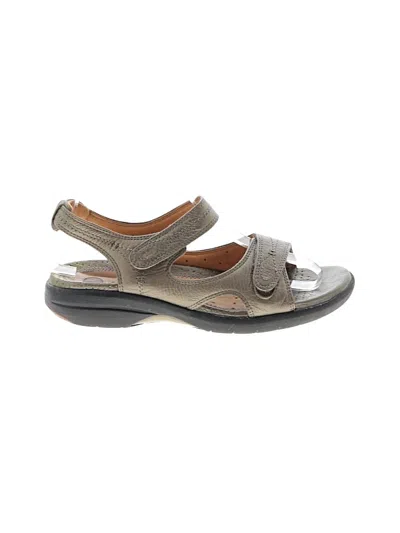 Pre-owned Clarks Sandals In Gray