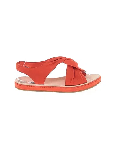 Pre-owned Clarks Sandals In Red