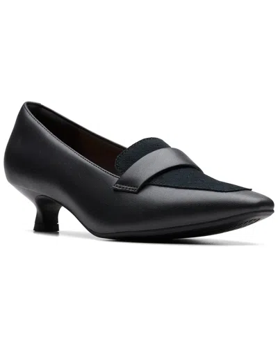 Clarks Scarlyt Mabel Leather Pump In Black