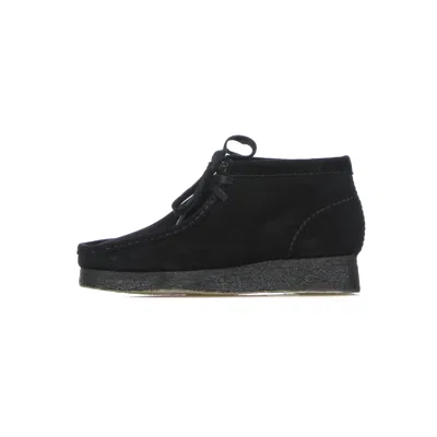 CLARKS SCARPA LIFESTYLE MEN'S WALLABEE BOOT BLACK SUEDE