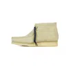 Clarks Wallabee Suede Ankle Boots In Maple Suede