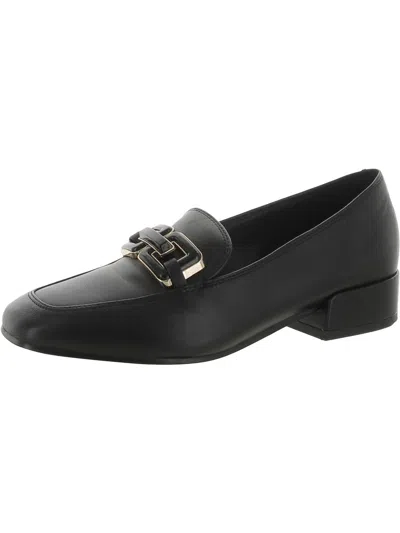 Clarks Seren30 Easy Womens Leather Slip-on Loafers In Black