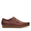 Clarks Shacre Ii Run In Brown Leather In Multi
