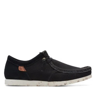 Clarks Shacrelite Moc In Black Textile In Multi