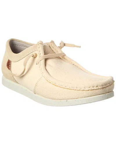 Clarks Shacrelite Moc Textile & Leather Loafer In Neutral