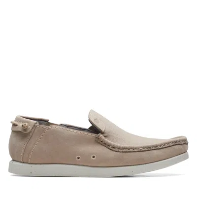 Clarks Shacrelitestep In Beige Suede In Neutral