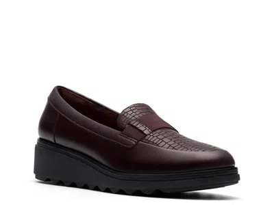 Clarks Sharon Pace Loafer In Brown