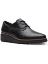 CLARKS SHARON RAE WOMENS LEATHER OXFORDS