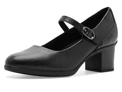 Clarks Shaya Jane High Women's Heels Black Leather: 8.5 C - Wide