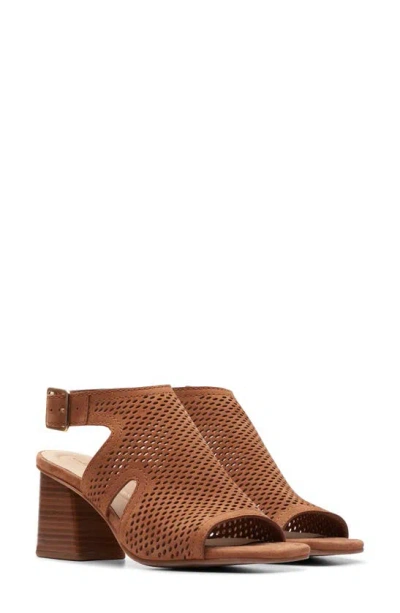 Clarks Siara 65 Flow Ankle Strap Sandal In Brown