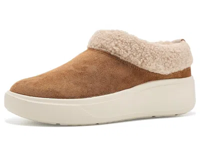 Clarks Solevana Cozy Women's Shoes Tan Textile: 9 B - Medium, Synthetic In Brown