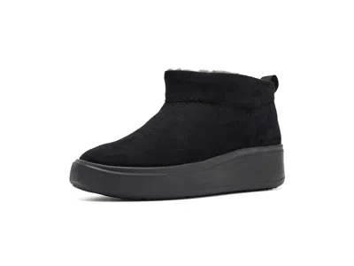 Clarks Solevana Rise Women's Boots Black Textile: 12 D - Wide, Synthetic