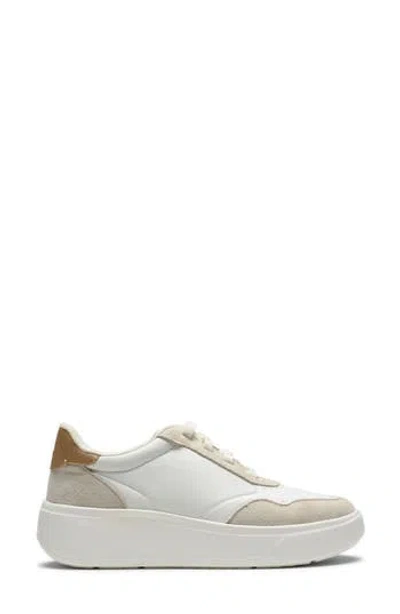 Clarks ® Solevana Slate Recovery Sneaker In White