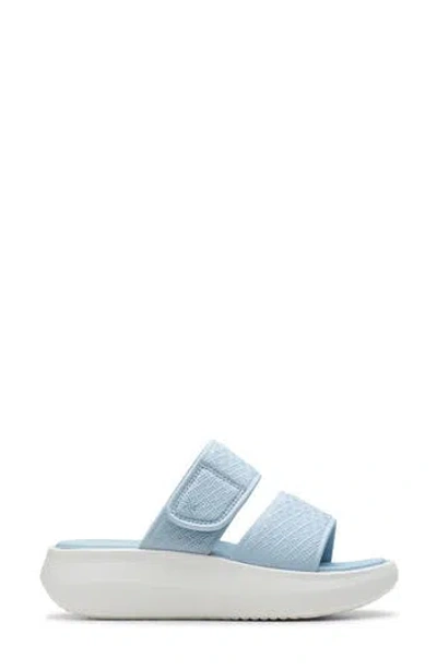 Clarks ® Solevana Star Wedge Sandal In Blue