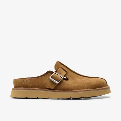 Clarks Solsbury Mule In Brown