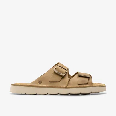 Clarks Solsbury Strap In Beige