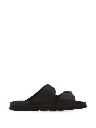 Clarks Solsbury Strap Buckle-fastening Sandals In Black