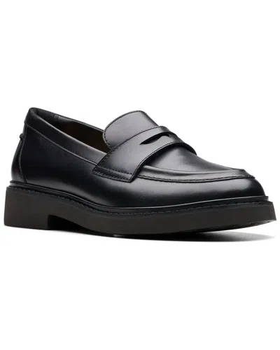 Clarks Splend Edge Leather Loafer In Black