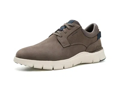 CLARKS STEP 365 PLAIN MEN'S SHOES GREY NUBUCK: 10 D - MEDIUM, LEATHER