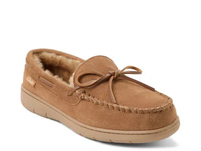 Clarks Suede Lace Slipper In Brown