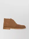 Clarks Suede Lace-up Ankle Boots In Brown