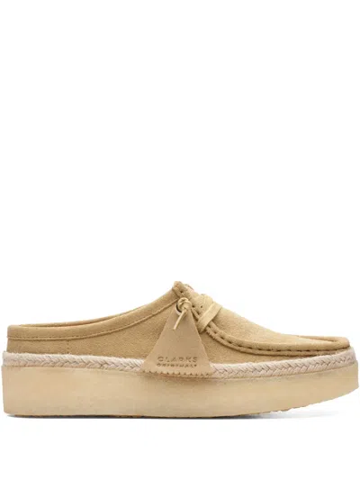 Clarks Suede Wallabee Cup Shoes In Neutral
