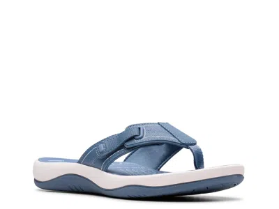 Clarks Sunmaze Loop Sandal In Blue