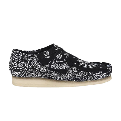 Pre-owned Clarks Supreme X Wallabee 'black Bandana'