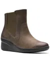 Clarks Suttyn Rae Leather Bootie In Multi