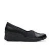 Clarks Suttyn Walk In Black Leather In Black