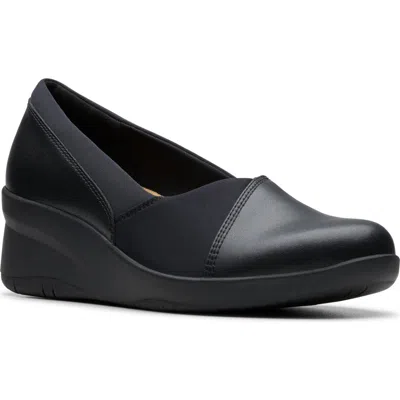 Clarks Suttyn Walk In Black Leather