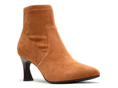 Clarks Tammitha Ace Bootie In Tan Fabric