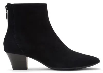 Pre-owned Clarks Teresa Boot Suede (women's) Sneakers In Black