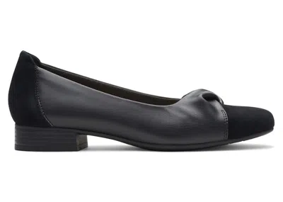 Pre-owned Clarks Tilmont Dalia Leather (women's) Sneakers In Black/combi