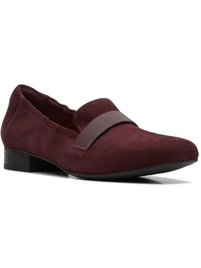 CLARKS TILMONT EVE WOMENS SUEDE SLIP-ON LOAFERS