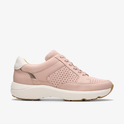 Clarks Tivoli Walk Light Pink Combination In Beige