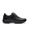Clarks Tivoli Zip In Black Leather In Multi
