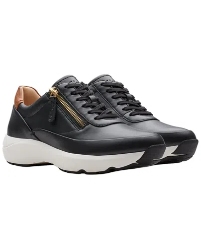 Clarks Tivoli Zip Leather Sneaker In Multi