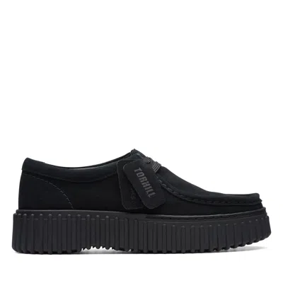 Clarks Torhill Bee In Black Suede