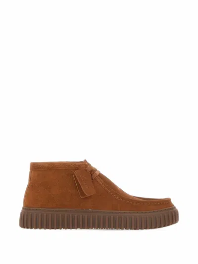 Clarks Torhill Hi Ankle Boots In Animal Print