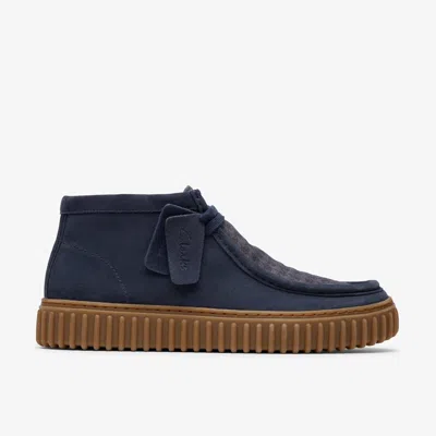 Clarks Torhill Hi In Blue