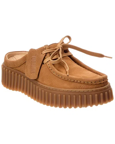 Clarks Torhill Slip-on Leather Mules In Neutral