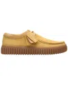 Clarks Torhill Lo Suede Moccasin In Yellow