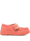 Clarks Torhill Loafers In Red