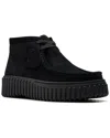 Clarks Torhill Moss Suede Bootie In Black