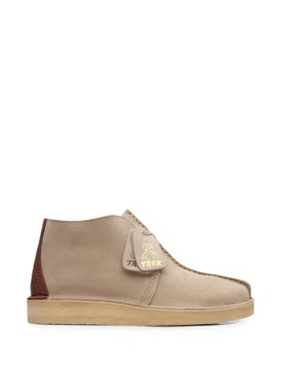 Clarks Trek Hi 50 Lace-up Desert Boots In Neutrals