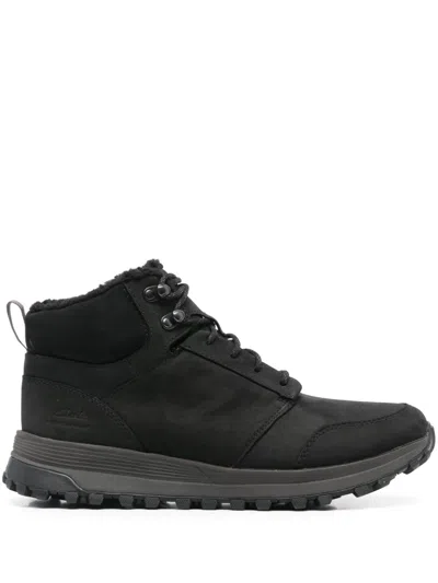 Clarks Trek Up Ankle Boots In Black