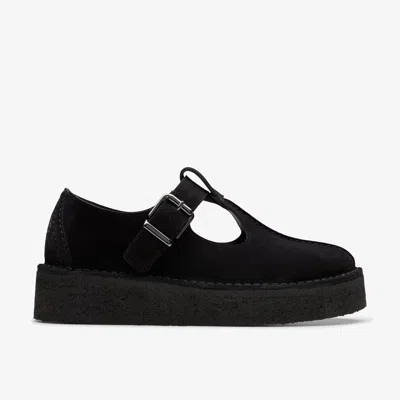 Clarks Trek Wedge T-bar In Black
