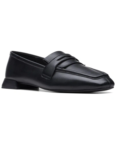 Clarks Ubree15 Surf Leather Flat In Black